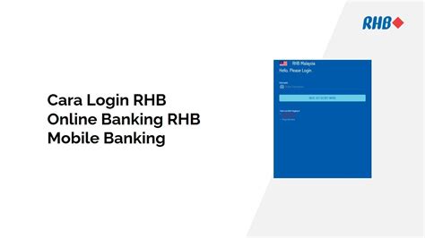 rhb online banking.